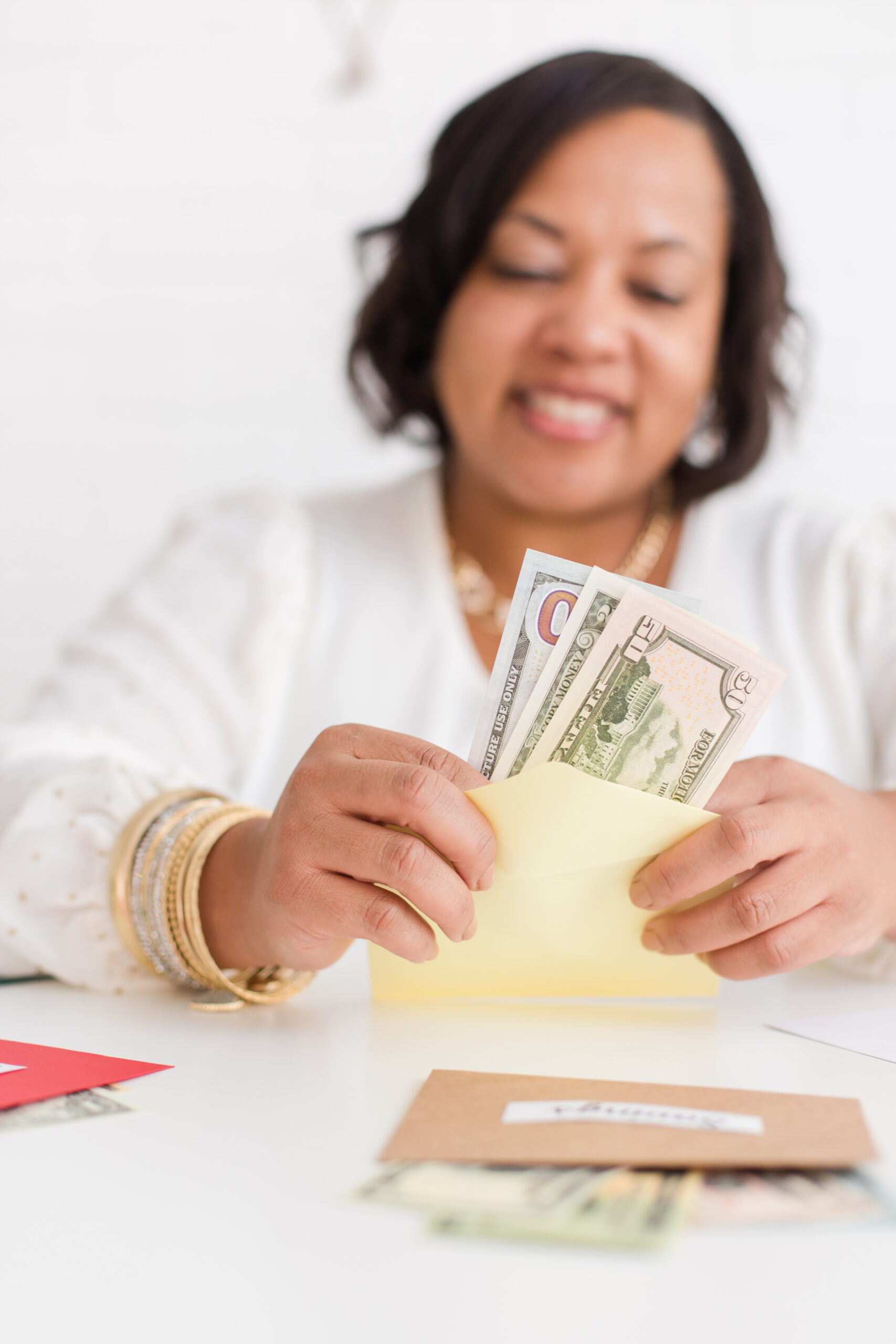 Black woman Having Fun While Saving Money